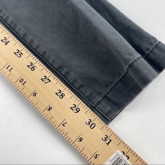 Eddie Bauer Chino Pants Womens 8 Gray Flat Front - Picture 9 of 11